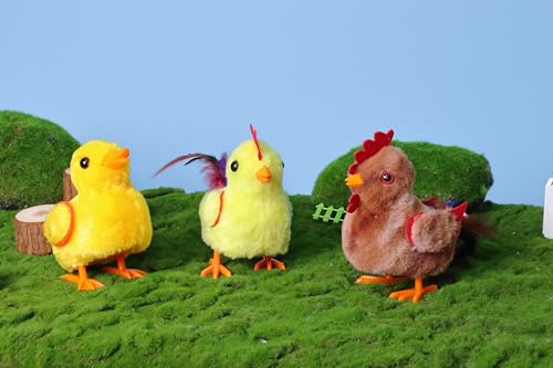 Hopearl Walking Duck Pet Quack Duckling Interactive Electronic Plush Toy Farm Animals Animated Gifts for Toddlers Birthday, Yellow, 8''